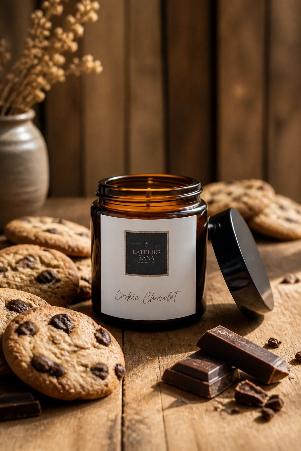 Bougie Cookie Chocolat