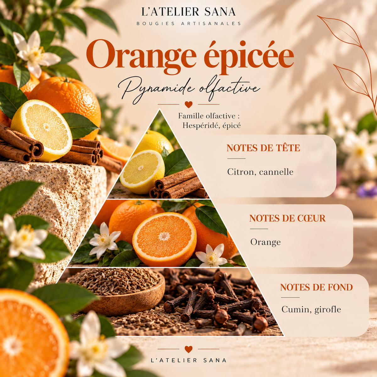 Bougie Orange