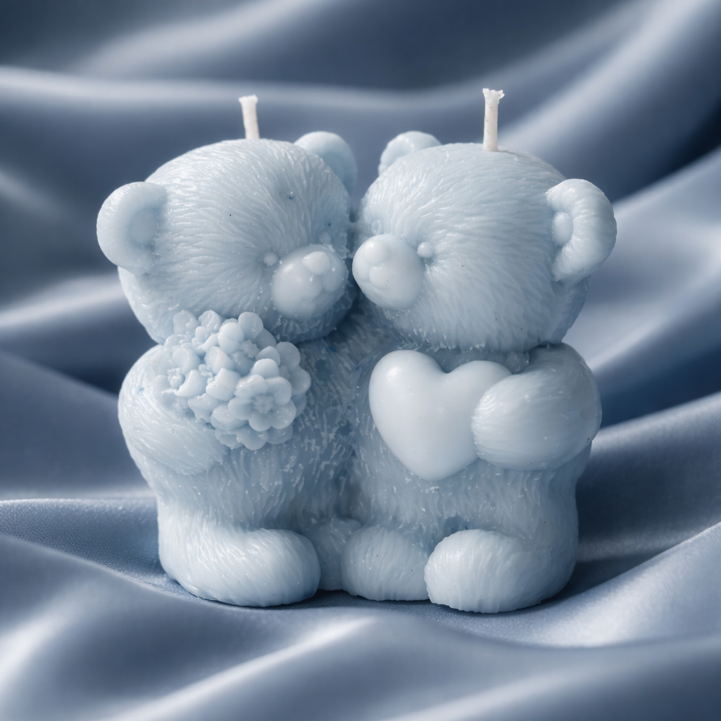 Bougie décorative amoureux