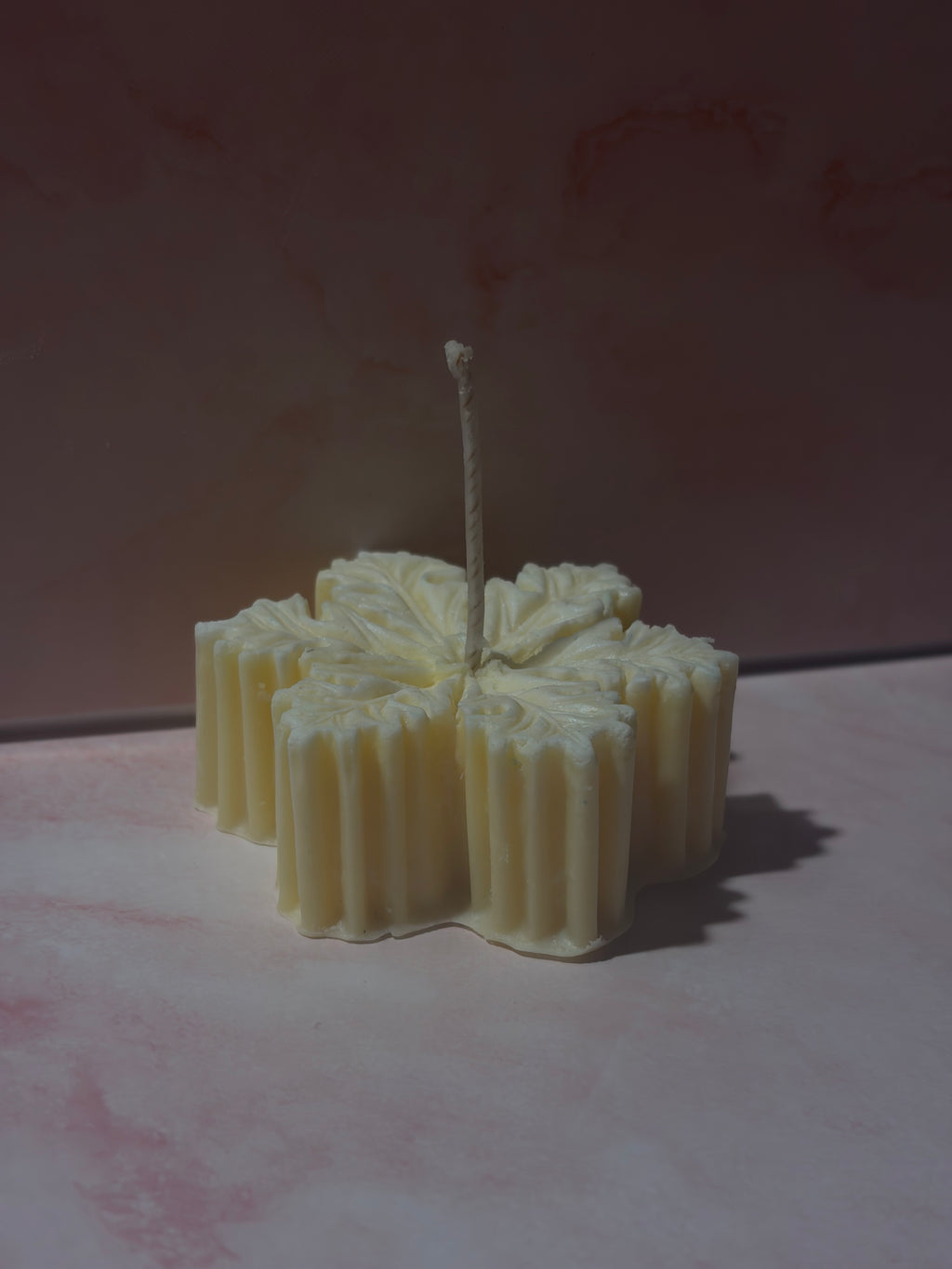 Bougie flocon décoration